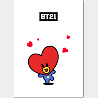 bt21 bts exclusive design 54 Posters and Art